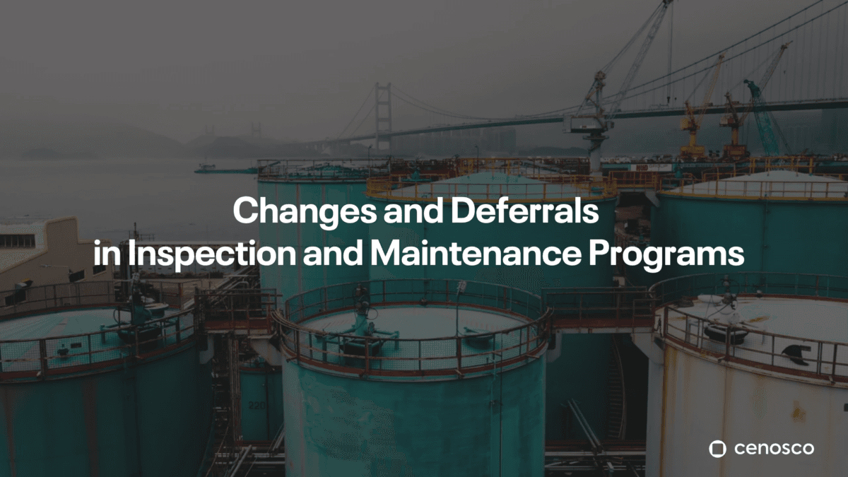 les modifications et les reports des programmes d'inspection et d'entretien