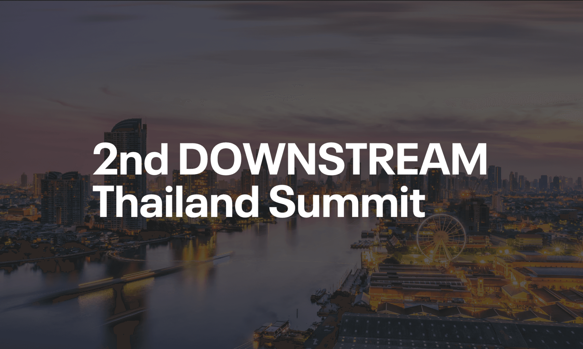 cenosco attending downstream thailand summit