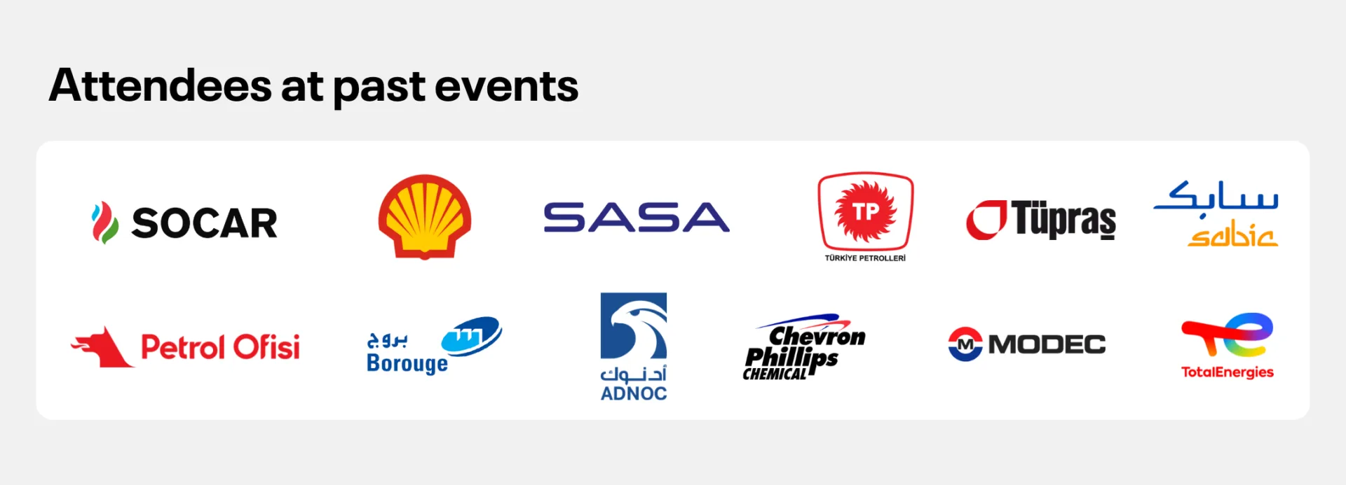attendees at past reliability and integrity summits