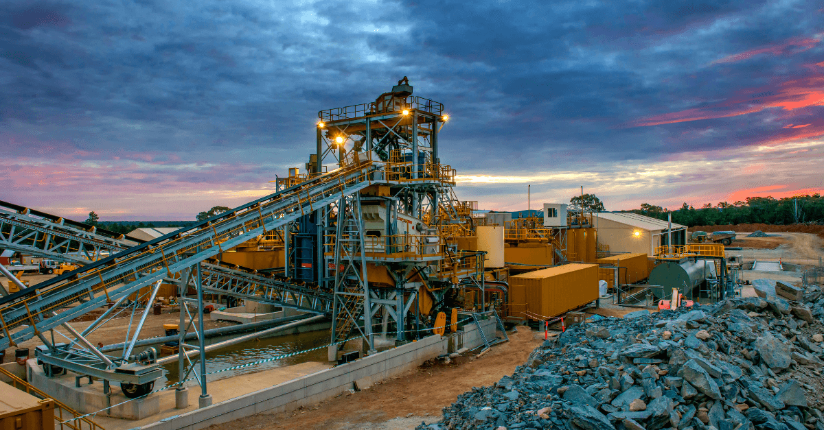 large mining infrastructure