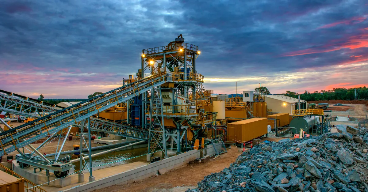 large mining infrastructure