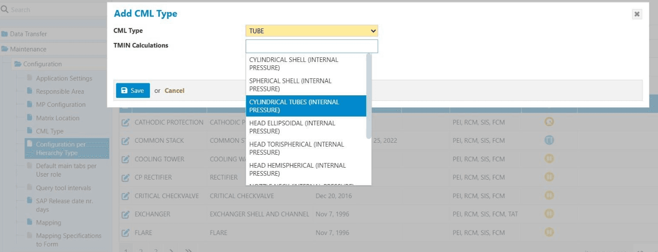 add cml type in ims