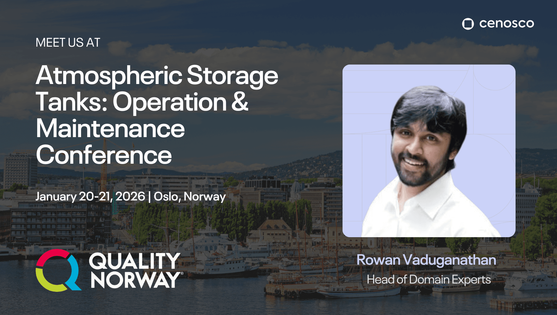 cenosco attending atmospheric storage tanks:operation & maintenance conference