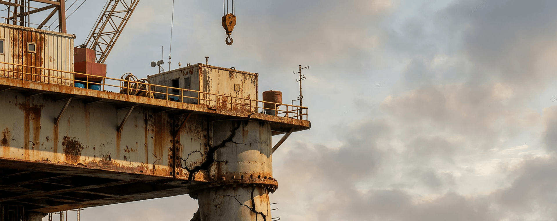cracking offshore platform