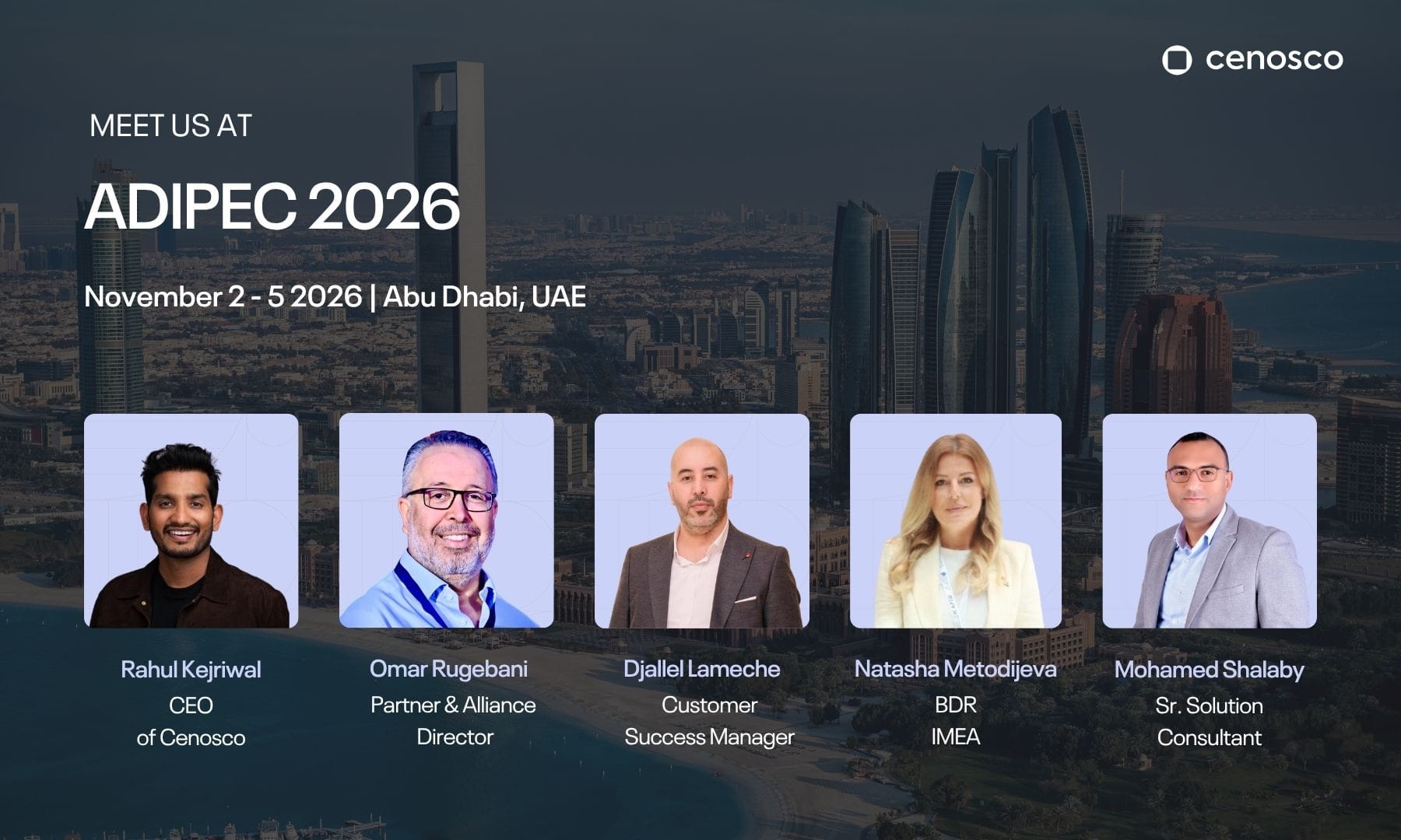adipec 2026, cenosco