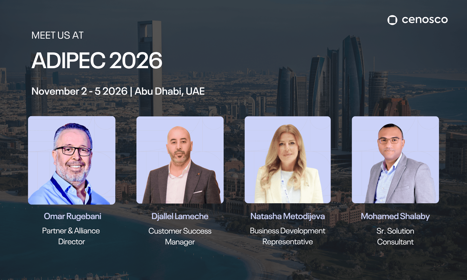 adipec 2026, cenosco