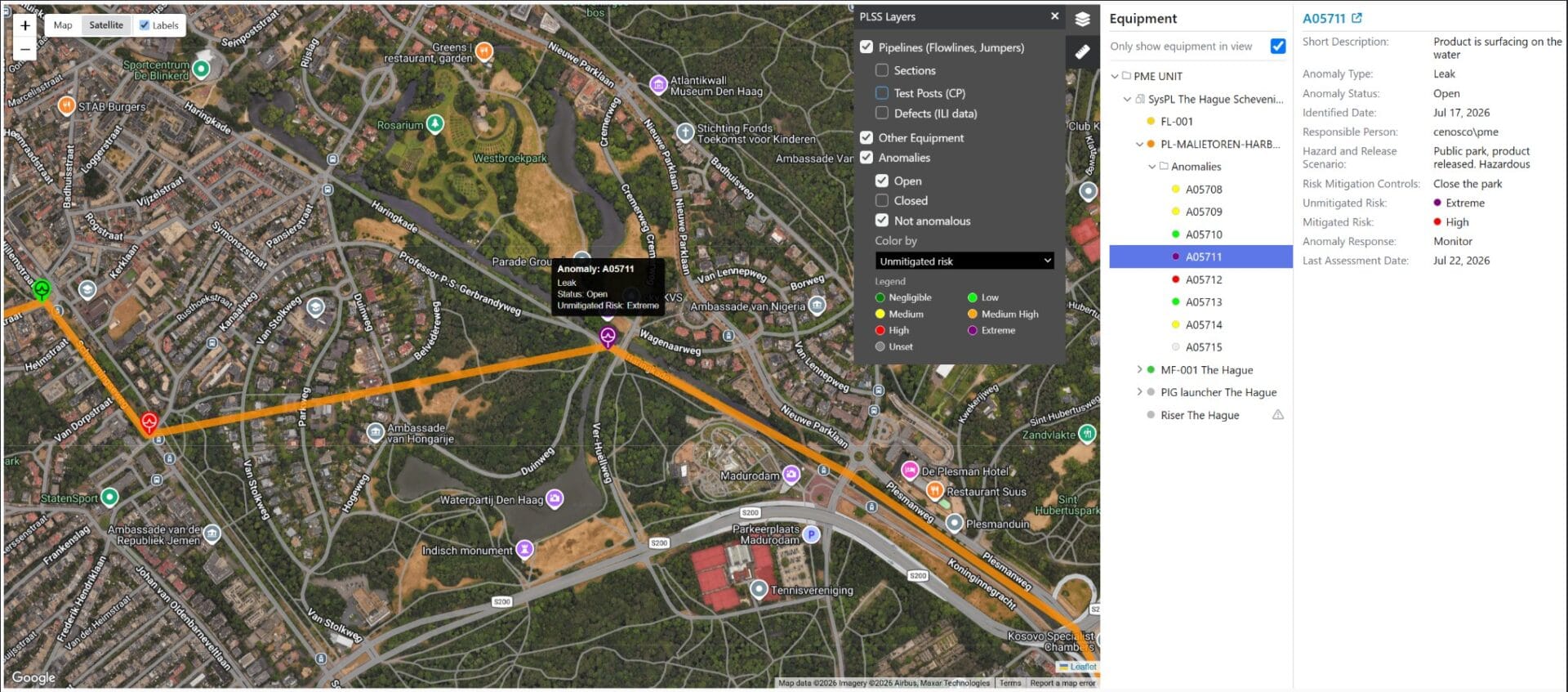 anomalies on maps in ims plss