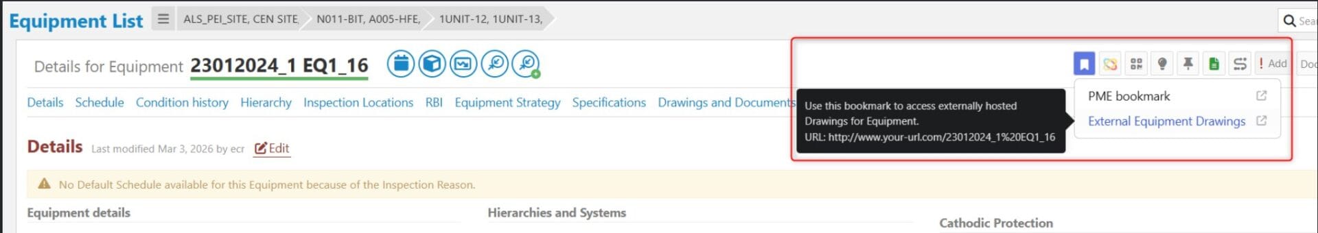 ims bookmarks